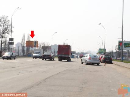 Билборд B в Киеве Броварський пр., 350 м від ст.м. "Лісова" фото 1