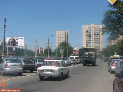 Билборд B в Киеве Шептицького вул. (колиш. Луначарського вул.), ст. м. "Лівобережна" фото 1
