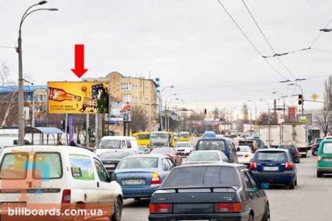 Билборд  в Киеве Луговая ул. / Ивашкевича ул., 5 фото 1