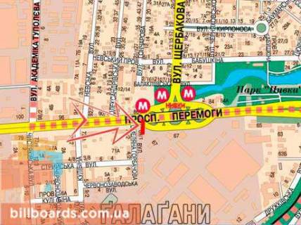 Призма  в Киеве просп. Берестейський (Перемоги)., 69, ст. м. "Нивки" - 94250 схема
