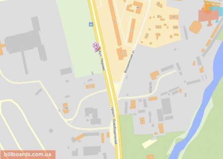 Билборд A в Киеве проспект Воскресенський., 4 схема