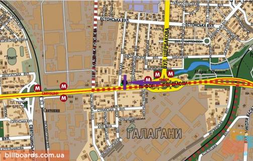 Призма A в Киеве Перемоги пр., 92 - 152066 схема