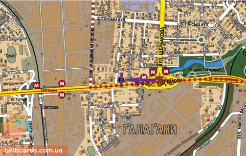 Призма A в Киеве Перемоги пр., 92 - 152067 схема