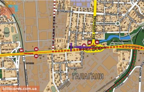 Призма A в Киеве Перемоги пр., 92 - 152068 схема