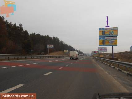 Билборд A в Киеве Житомирська траса 20 км. - Стоянка, в сторону Києва фото 1