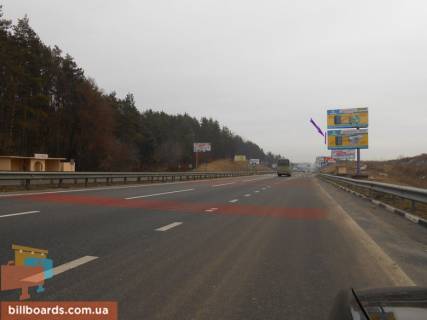 Билборд B в Киеве Житомирська траса 20 км. - Стоянка, в сторону Житомира фото 1