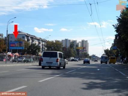 Білборд, Бігборд (Борд)  B у Києві проспект Воскресенський., 22 / Інтернаціонального легіону вул. (Петра Запорожця) Фото 1