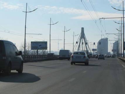 Билборд B в Киеве Шухевича пр. (колиш. Ватутіна пр.), біля Московського моста фото 1