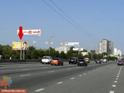 Билборд B в Киеве Шухевича пр. (колиш. Ватутіна пр.), біля Московського моста фото 1