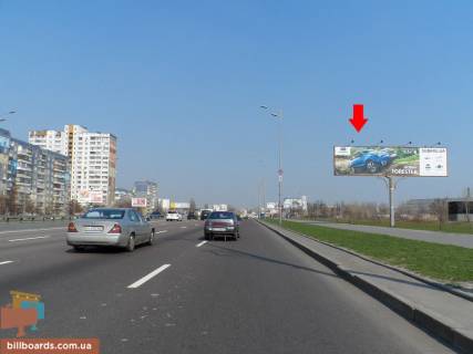 Билборд A в Киеве Бажана пр., 7, левый фото 1