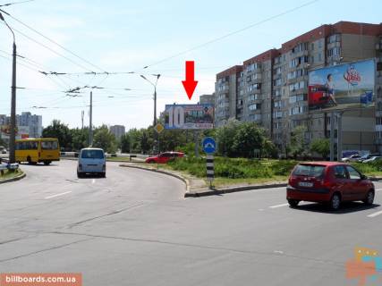 Билборд A в Киеве просп. Червоної Калини (Володимира Маяковського). - Лифаря вул. (колиш. Сабурова вул.) фото 1