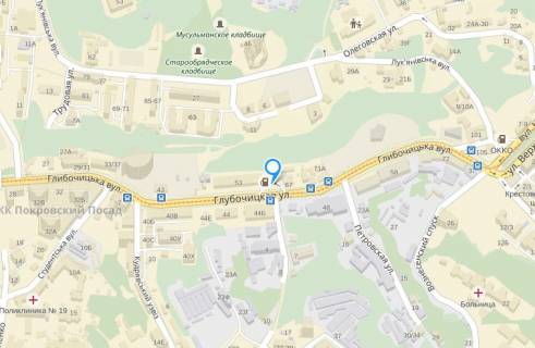 Ситилайт A в Киеве Глибочицька вул., 53__Розміщується тільки ВІНІЛ схема