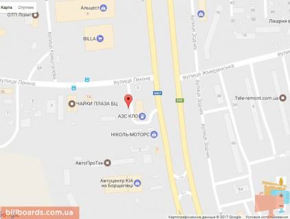 Ситилайт A в Киеве Кільцева дорога, 2, АЗС "КЛО" __ Розміщується тільки ВІНІЛ схема