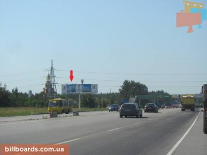 Білборд, Бігборд (Борд)  B у Києві Траса Київ - Одеса, після заправки "Shell", 8 км, 900 м, в сторону с. Глеваха, лівий Фото 1