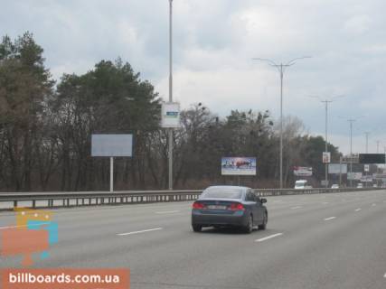 Билборд B в Киеве Бориспільська траса з м.Бориспіль (Бориспільська траса 28 + 400, перед заправкою Сокар), в сторону м.Київ фото 1