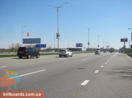 Билборд B в Киеве Бориспільська траса в м.Бориспіль (32 + 030, біля з'їзду на заправку Shell), ліва фото 1