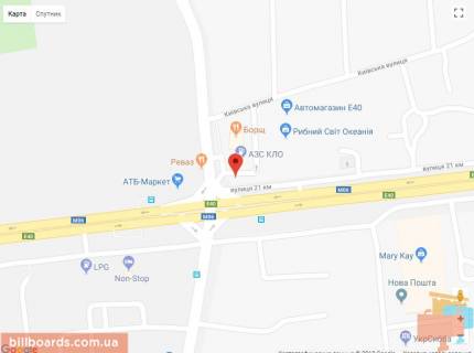 Ситилайт A в  Траса Київ-Житомир км 21 + 000, с. Стоянка, з Києва__Розміщується тільки ВІНІЛ схема
