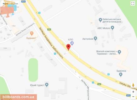 Ситилайт A в Киеве Заболотного вул., 15, АЗС "КЛО", в сторону Одеської пл .__ Розміщується тільки ВІНІЛ схема