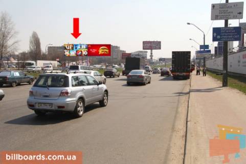 Билборд  в Киеве Кольцевая дорога, поворот на Вишневое, разделитель, в сторону пл. Одесской, левая фото 1