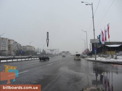 Билборд  в Киеве Кольцевая Дорога, поворот на Вишневое, на разделителе, в сторону Одесской площади фото 1