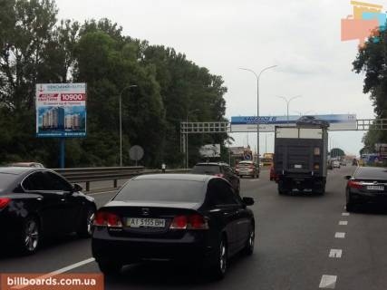 Билборд B в Киеве Глушкова пр., 2 км 15 м. від Одеської пл., з Києва фото 1