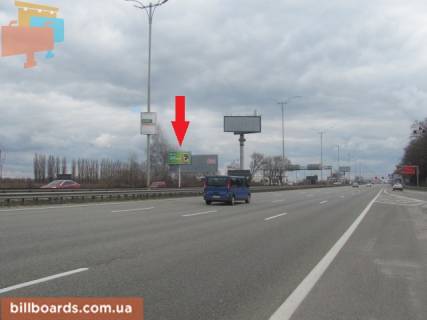 Билборд B в Киеве Бориспільське шосе, км 31 + 200 м, з боку Києва фото 1