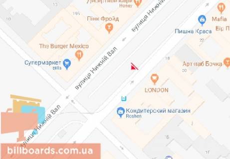 Ситискролл A в Киеве, 1.86x1.27  Верхній Вал вул., 18 схема