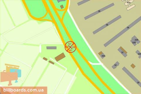 Ситискролл A в Киеве Мечникова вул., 2, навпроти БЦ "Парус", в сторону вул. Басейна схема