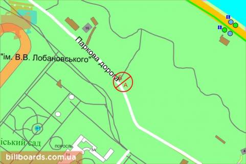 Сiтiлайт A у Києві Паркова дорога вул., 16а, КВЦ "Парковий" схема