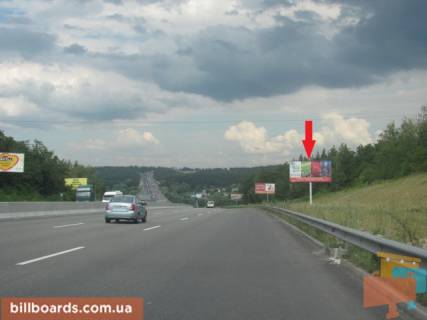 Билборд A в Киеве Траса Київ-Одеса, 8 км, 700 м, 1.5 км до повороту на с. Віта Поштова, в сторону г. Киев фото 1