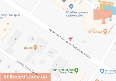 Скроллер  в Киеве просп. Валерія Лобановського (Червонозоряний), 51 - 170857 схема