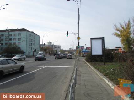 Ситискролл A в Киеве Набережно-Лугова вул., 8 - Оленівська вул., АЗС WOG, з центру фото 1