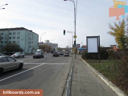 Ситискролл A в Киеве Набережно-Лугова вул., 8 - Оленівська вул., АЗС WOG, з центру фото 1
