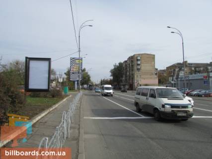 Ситилайт B в Киеве Набережно-Лугова вул., 8 - Оленівська вул., АЗС WOG фото 1