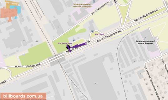 Призма A в Киеве Броварський пр., 53 - 170757 схема