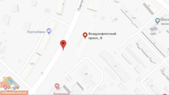 Скроллер A в Киеве Повітрофлотський пр., 9 - 170131 схема