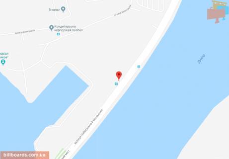 Призма B в Киеве Набережно-Рибальська вул., Подільсько-Воскресенський міст - 170394 схема