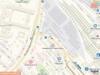 Скроллер A в Киеве Огієнка вул. (колиш. Лукашевича), 2, в сторону просп. Повітряних Сил (Повітрофлотський) - 170149 схема