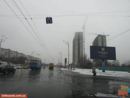 Бэклайт A в Киеве Братиславська вул. - Крайня вул., на світлофорі фото 1