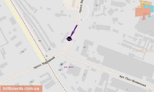Призма A в Киеве Відрадний пр., 103, навпроти - 171574 схема