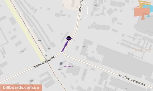 Призма B в Киеве Відрадний пр., 103, навпроти - 171576 схема