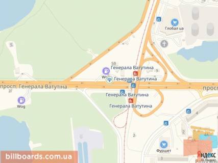Призма  в Киеве просп. Романа Шухевича (Генерала Ватутіна). / Бальзака ул. - 171601 схема