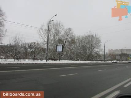 Бэклайт B в Киеве Лобановського пр. (колиш. Червонозоряний), 20, АЗС WOG, навпроти, в бік Деміївської пл. фото 1