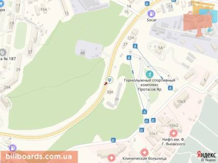 Скролер, Скрол A у Києві Протасов Яр вул., 39А, в центр - 171123 схема
