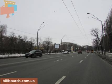 Бэклайт B в Киеве просп. Повітряних Сил (Повітрофлотський). - Преображенська вул. (колиш. Клименко), біля АЗС KLO, в сторону Севастопольської пл. фото 1