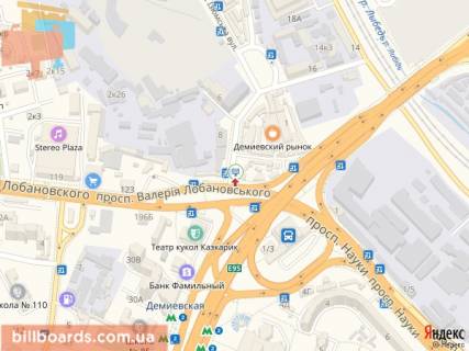Скроллер A в Киеве Деміївська пл. (колиш. Московська) - Руслана Лужевського пров. (Червоноармійський пров.), Деміївський ринок - 171206 схема