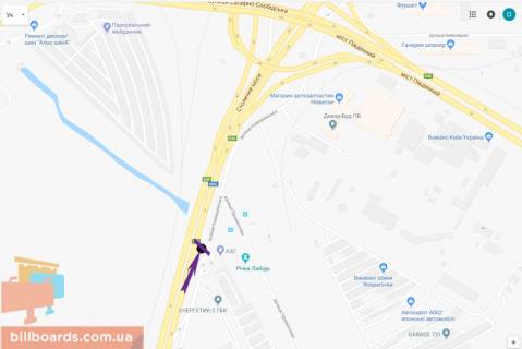 Призма A в Киеве Столичне шосе, 200 м до в'їзду на Південний міст, навпроти АЗС ТНК, в центр - 171629 схема