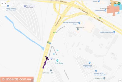 Призма A в Киеве Столичне шосе, 200 м до в'їзду на Південний міст, навпроти АЗС ТНК, в центр - 171630 схема