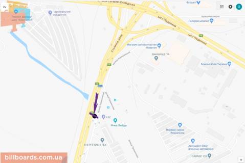 Призма B в Киеве Столичне шосе, 200 м до в'їзду на Південний міст, навпроти АЗС ТНК, виїзд з міста - 171632 схема