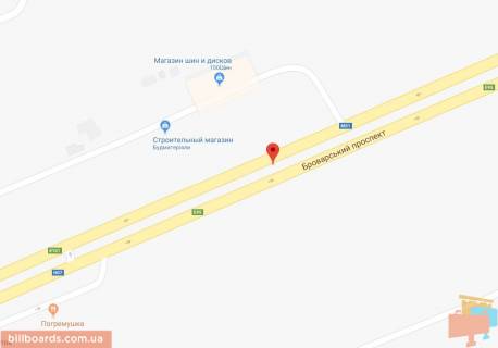 Призма A в Киеве Броварський пр., 41А - 180584 схема